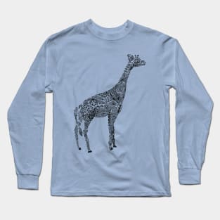 Designer Giraffe Long Sleeve T-Shirt